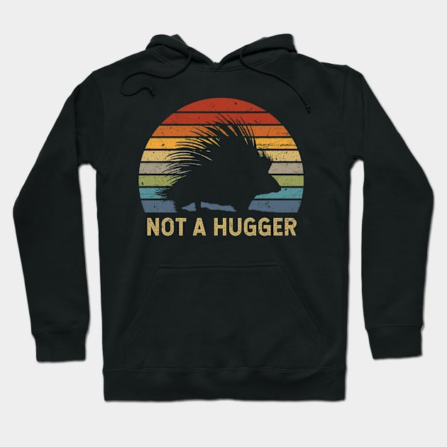 Not A Hugger Porcupine Hoodie by All-About-Words